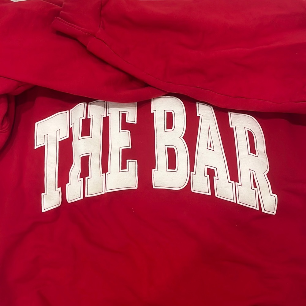 The Bar sweatshirt. Worn once